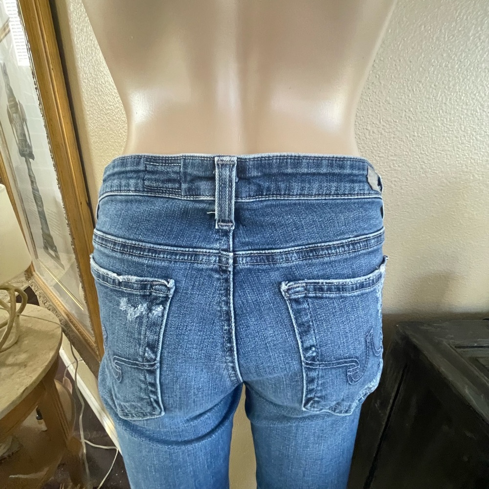 AG Cigarette Stilt Roll up jean’s Size 29